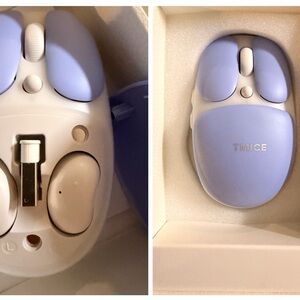 Wireless Mouse - Blue and White